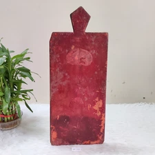 19c Antique Lacquered Wooden Script Slate Manuscript Agreement Board Old WN392