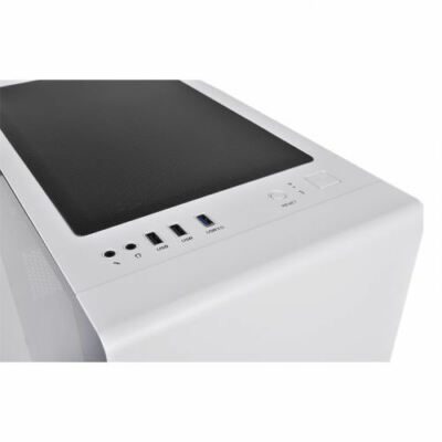 Thermaltake S100 Tempered Glass (TG) Snow (White) MATX Case, CA