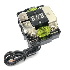 New Car Audio Amplifier Fuse Holder Power Fuse Distribution Block Splitter 100A