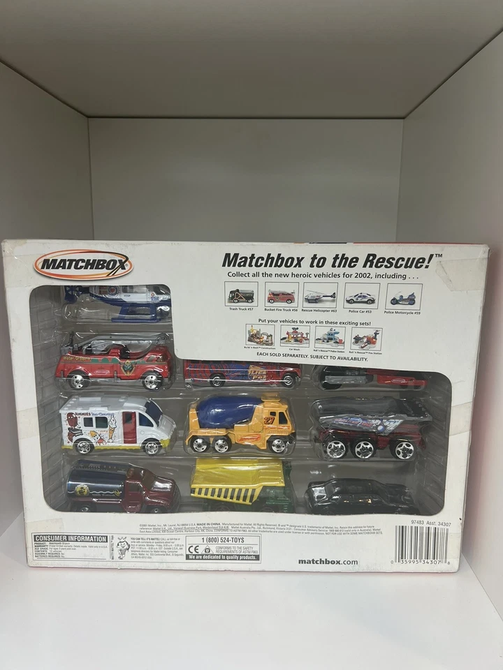 10 Pack 2002 Matchbox Collector Set #2 Heroic Vehicles, 50 year Anniversary - Image 3 of 4