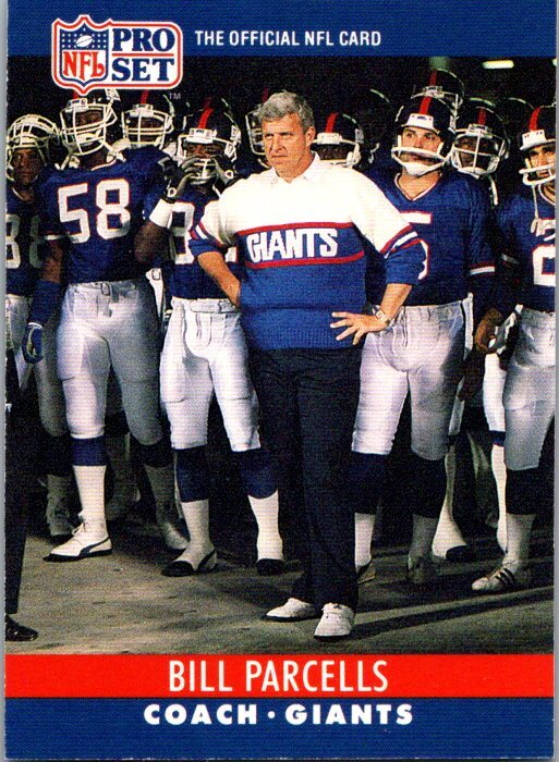 1990 Pro Set Football Bill Parcells