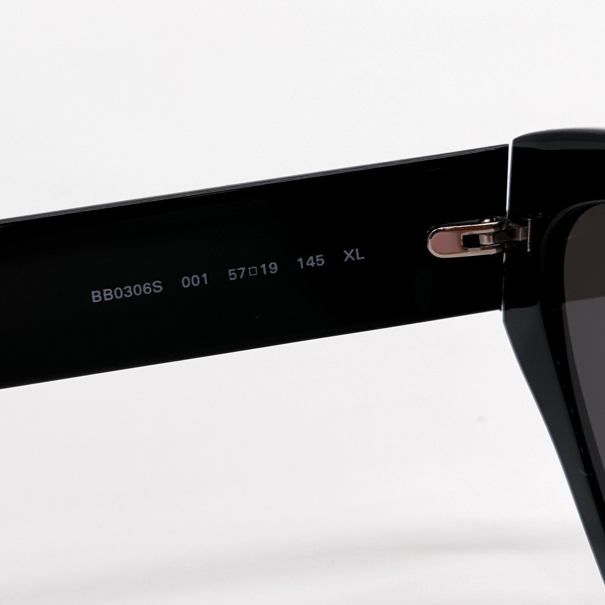 NEW BALENCIAGA BB0306S 001 CAT EYE BLACK WOMEN SUNGLASSES 