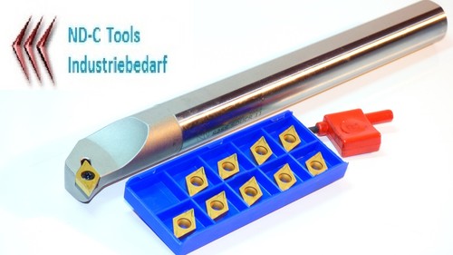 Dreh- SET Bohrstange S32T SDUCR-11+ 10 DCMT 11T304-HM P25 für Stahlbearbeitung - Picture 2 of 2