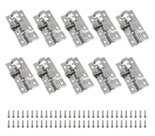 10-Pack 1.5" Barrel Bolt Slide Latches Stainless Steel for Window & Door