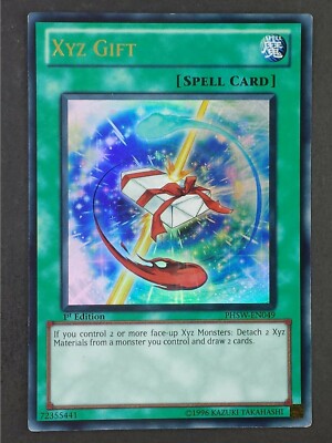 XYZ GIFT / XYZ Geschenk - Ultra Rare in Englisch / EXC / PHSW-EN049 YUGIOH