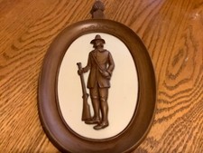 Syroco Inc Puritan Man Copyright MCMLX Made in USA 47778 13.25” H 7.25” W 1960s