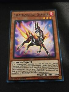 Salamangreat Gazelle Super Rare 1st Edition SDSB-EN003 YuGiOh Card