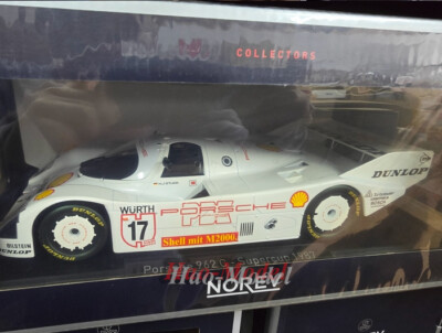 NOREV 1:18 Porsche 962C 1987 Alloy Diecast Model Car Hobby Display