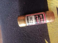 Bussman JHC-20 Hi Cap Time Delay Fuse, 20AMP, 600VAC or Less, Class J - USED