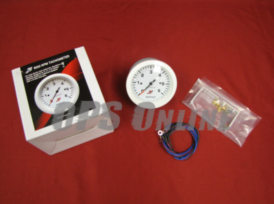 ビンテージ　HarwichClock Co. MarineBarometer Mercury Marine Analog Gauge - White - 6K Tachometer 79- 895283A23