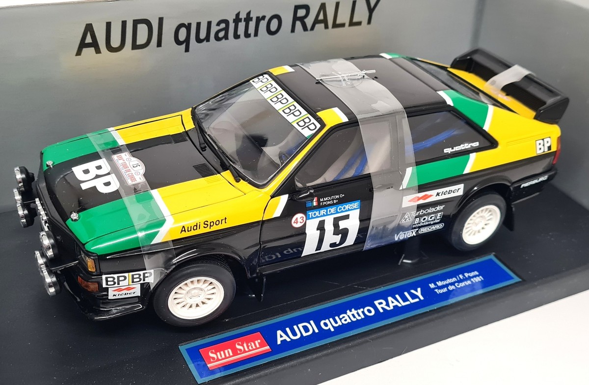 The Birthday QUATTRO×QUATTRO Tour ’18 Sunstar 1/18 Audi Quattro Tour De Corse Rally 1981 M Mouton