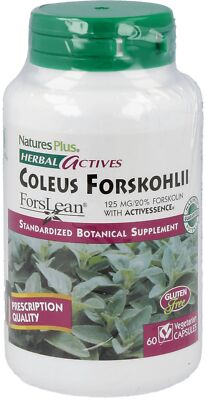 Natures Plus Herbal Actives Coleus Forskohlii 125 mg-60 Kapseln (999,80 EUR/kg)