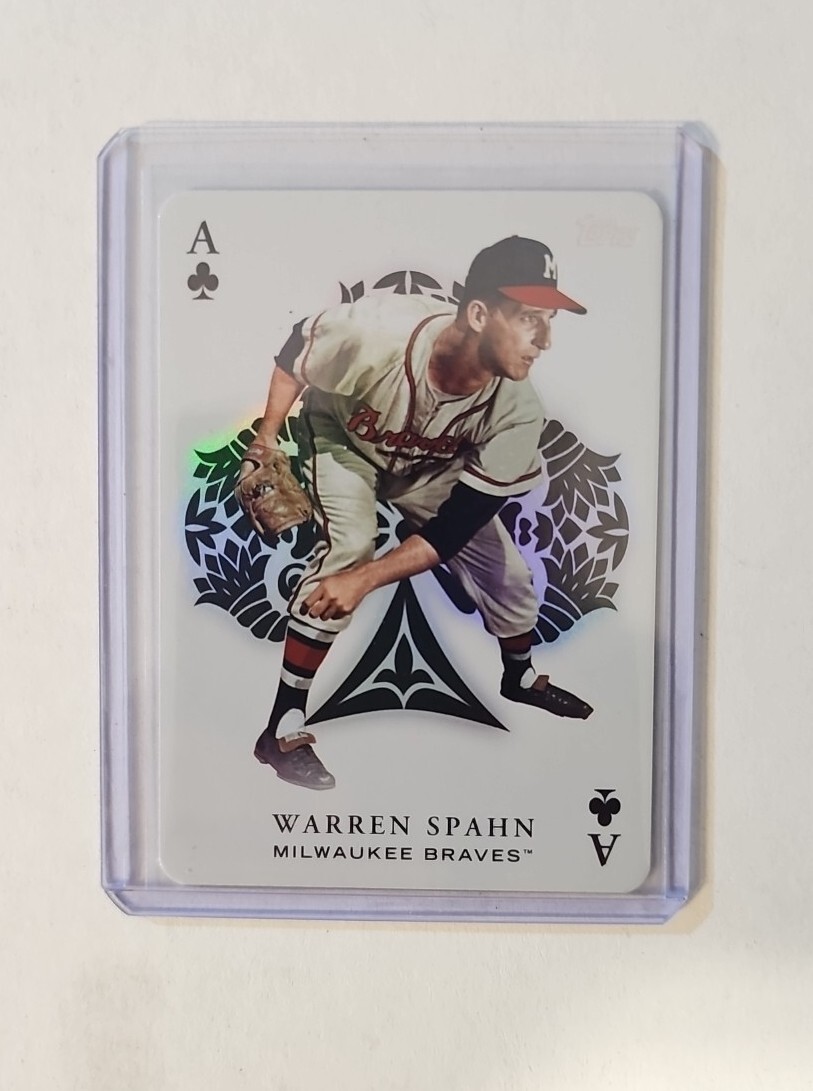 2023 Topps Update Series Warren Spahn All Aces Insert #AA-61 Braves