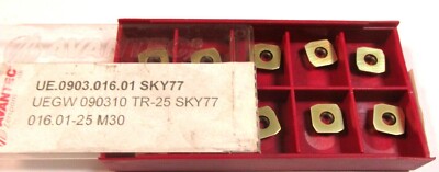 10 AVANTEC Wendeplatten UEGW 09310 TR 25 SKY77 M30 Neu  H44897