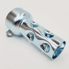 Deflector de escape corto de 4” para tubos de escape OD de 2” y silenciadores reductor de ruido