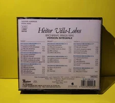 Heitor Villa-Lobos - Bachianas Brasileras Integrales - 1990 - 590 901.3 CD Used