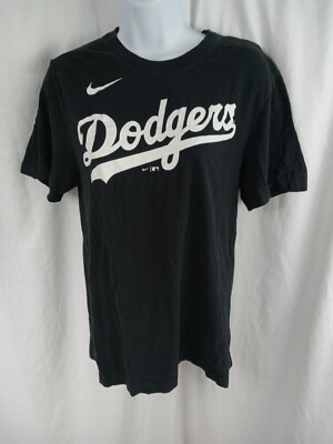 Nike Los Angeles Dodgers Pullover Graphic T Shirt Black White