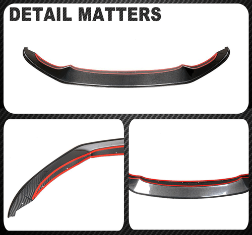 For BMW F80 M3 F82 F83 M4 2014-2019 REAL CARBON Front Bumper Lip Chin Spoiler - Picture 15 of 15