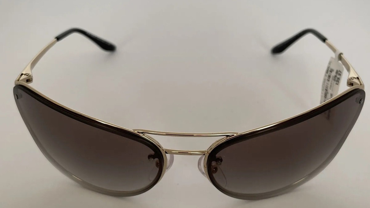 NEW Prada Sunglasses for Women SPR 74V CATWALK Gold Frames  display picture 1