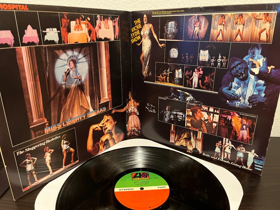 BETTE MIDLER - Live At Last (Atlantic) - 12" Vinyl Record 2xLP - EX - Image 3 of 4