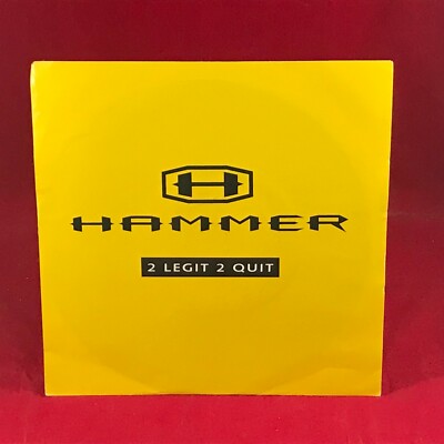 MC HAMMER 2 Legit 2 Quit 1991 UK 7'' vinyl single capitol record  original 45