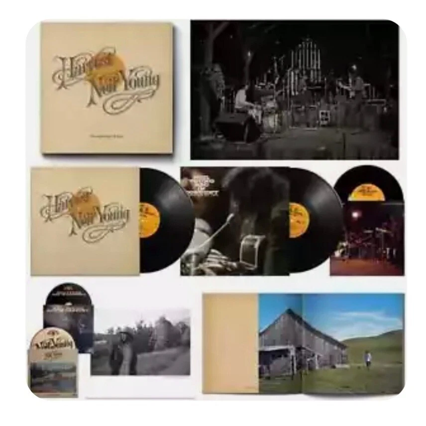 Neil Young – Harvest 50th Anniversary Deluxe Box, ovp, 2x LP, 7"-Single, 2x DVD - Bild 2 von 4