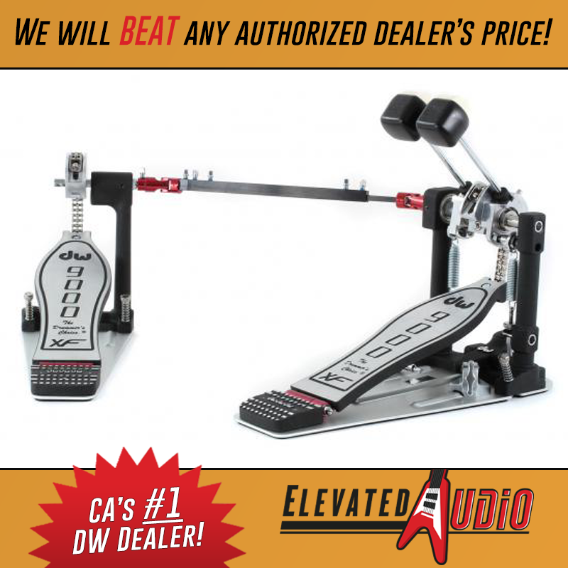 DW DWCP9002 9000 Series Double Bass Drum Pedal, NEW! Buy from CA's 
