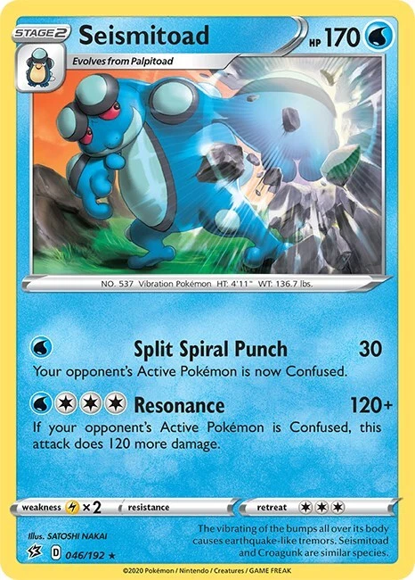 Seismitoad 046/192 Swsh02: Rebel Clash
