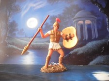 Soldatino  Atlantic 1/32 "Antica Grecia" Figurino Dipinto Painted $