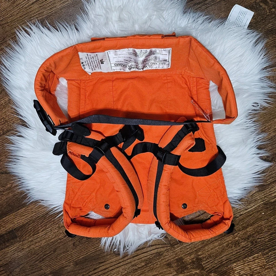 Portabebés Tula Exclusivo RARO Sitio de Construcción Vehículos Naranja Foto 4 de 4