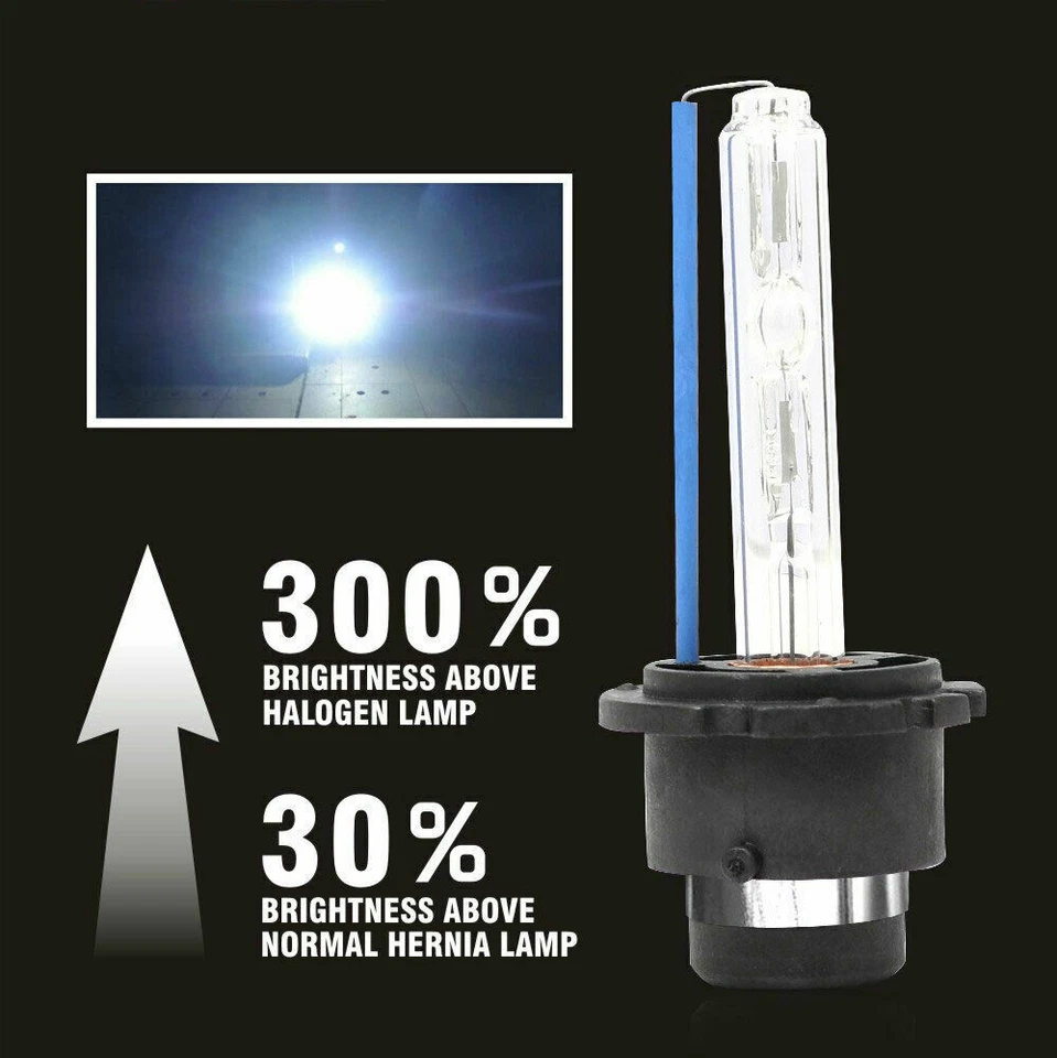 35W D1S D2S HID Xenon Headlight Light Bulbs OEM Replacement 6000k 8000K 2X - Image 4 of 4