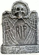 Halloween Decoration - RIP Tombstone 7.5" high