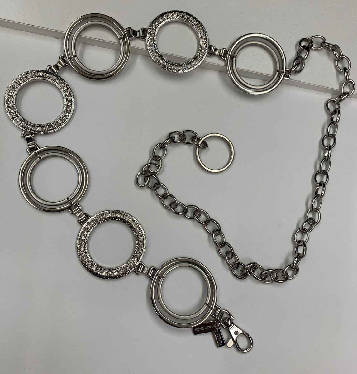 CHICO WOMEN SILVER METAL RINGS CHAIL LINK BELT Chico main image 4