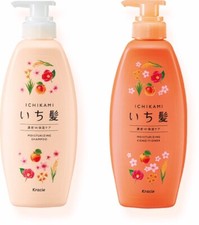 ICHIKAMI Moisturizing Shampoo Conditioner by KRACIE -Imported from Japan 480ml 