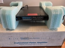 New in Box Vintage Stewart Audio PA-1000 Switching Power Supply Amp Amplifier