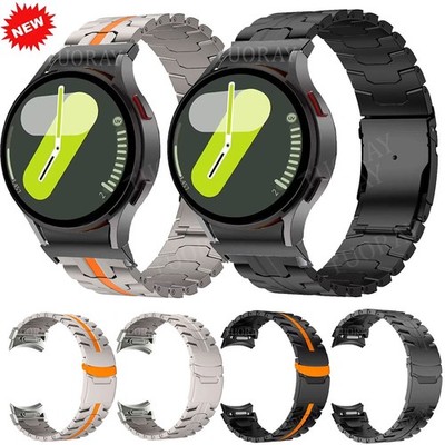 Für Samsung Galaxy Watch 7 6 5 4 Classic 40/44mm Armband Titan Metall Ersatzband