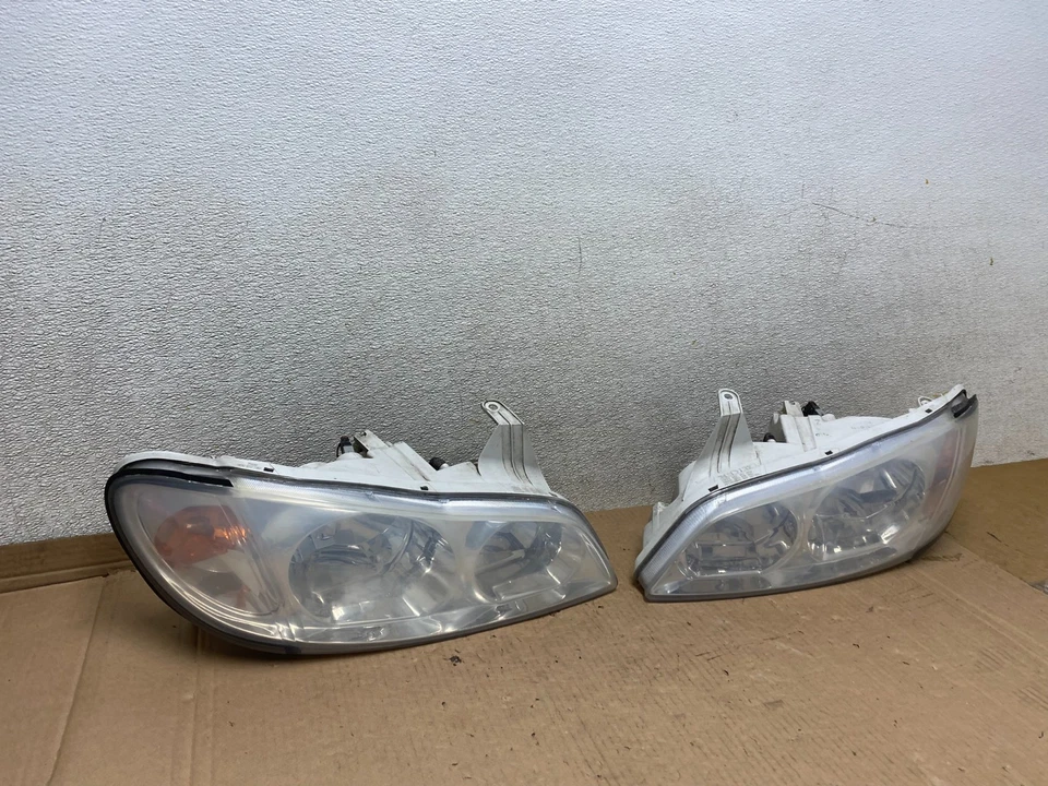 2000 to 2001 Infiniti I30 Left+Right Side Headlights Halogen U8465 DW - Image 3 of 4