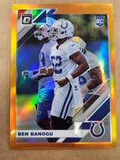 BEN BANOGU #124 2019 Panini Donruss Optic Football ORANGE PRIZM RC 153/199 COLTS