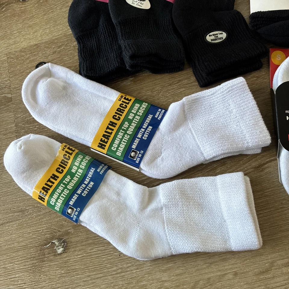 Lote 17 Pares Calcetines Diabéticos e Informales Salud Círculo Dr. Motion Balega Foto 3 de 4