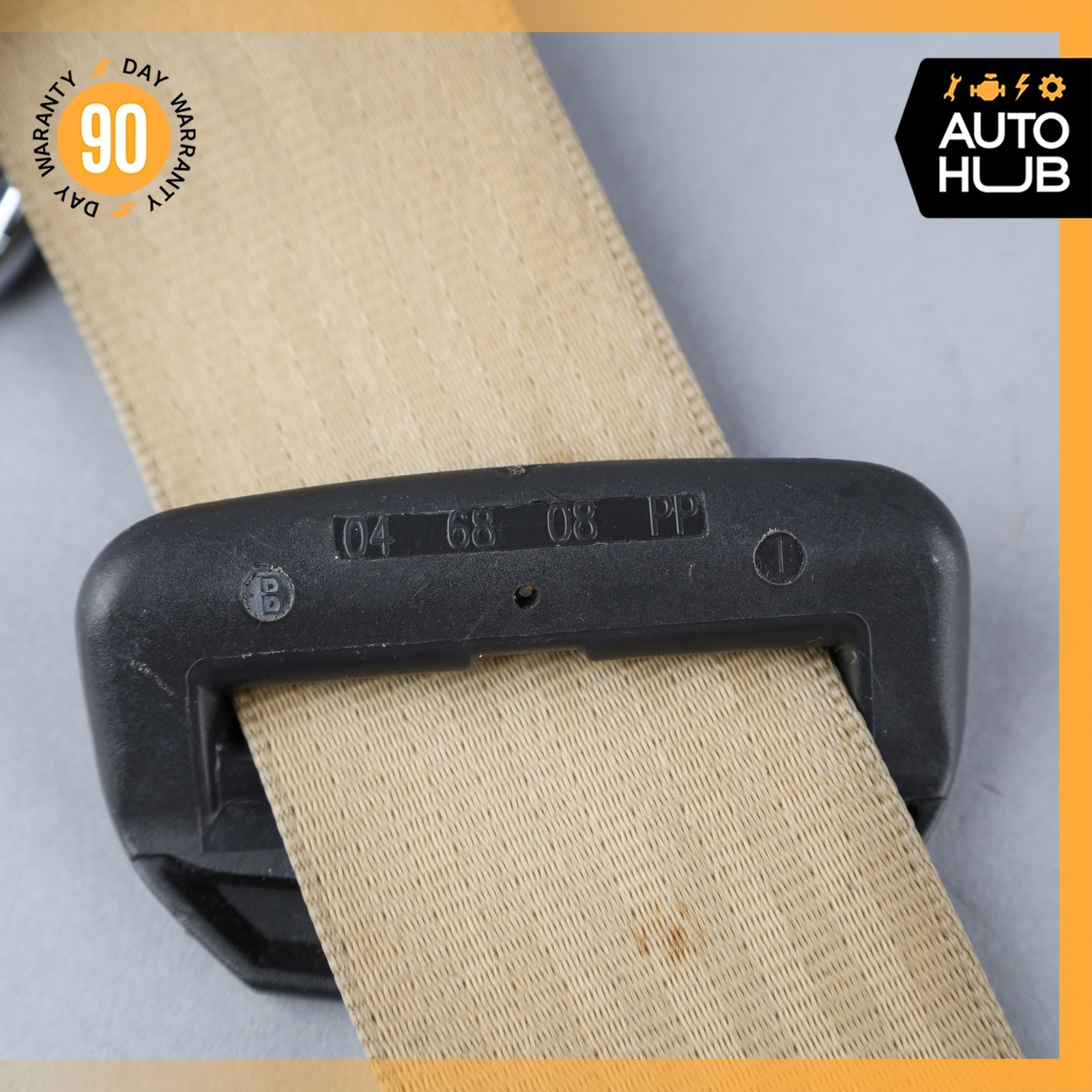 99-04 Bentley Arnage / RR Seraph Rear Right Side Seat Belt Retractor Beige OEM