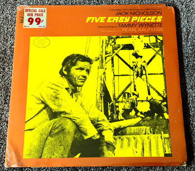 ''FIVE EASY PIECES'' ORIGINAL SOUNDTRACK LP  Sealed New FREE SHIPPING