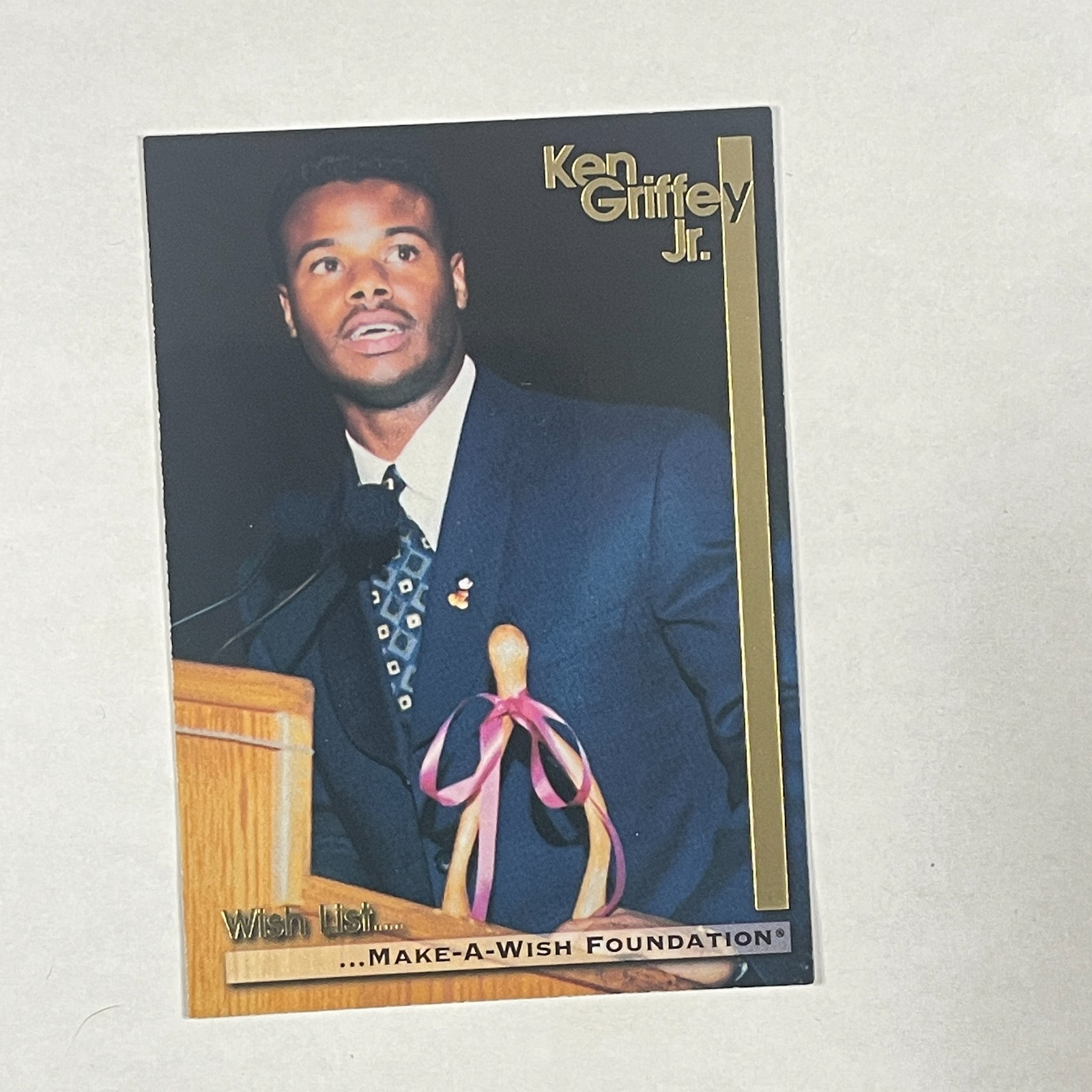 1995 Megacards Wish List #2 Ken Griffey Jr Make-A-Wish Card