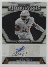2024 Panini Prizm Draft Picks Silver Jaylan Ford #DPA-JFD Auto 0it8
