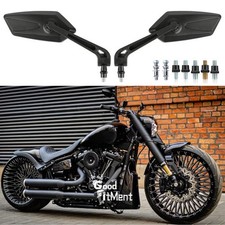 Motorcycle Rear View Side Mirrors 8mm10mm For Harley Davidson Breakout V-rod