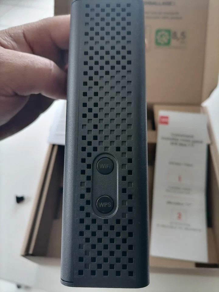 Modem routeur ONT (neuf) BOX 7 FIBRE de SFR RED (box7f-sdm-r0) transfo + câble - Image 3 of 4