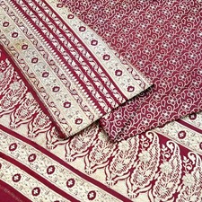 Vintage Sari Maroon Heavy Wedding Pure Satin Silk Woven Banarasi Brocade Sarees