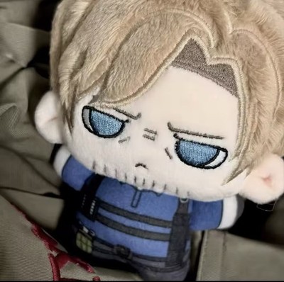 Leon Kennedy Plush Doll 10Cm Keychain Toy Gift Collectible