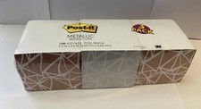 New Post-it Notes 3M 3 Pack Metallic Cube Sheets 1860 2.6  x2.6  
