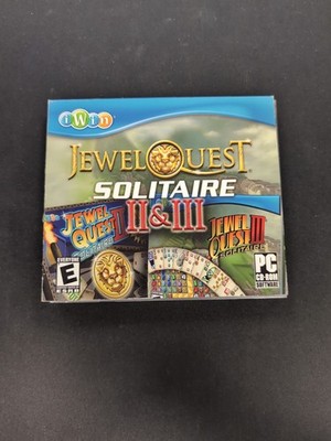 Jewel Quest Solitaire II & III 2 & 3 - PC CD-ROM