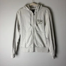 C.C. Filson Hoodie Men's XS Light Stone Graphic Full Zip Sweatshirt Heavyweight